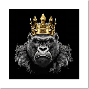 gorilla king Posters and Art